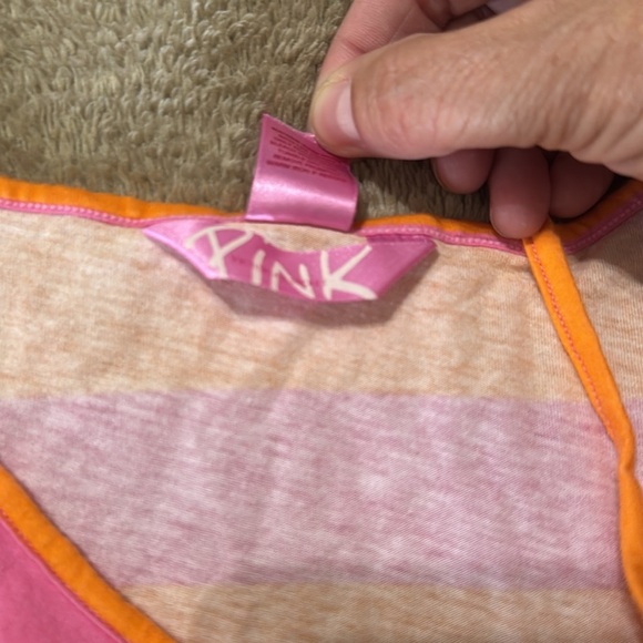 Pink Y2K VS Striped Pink and Orange Nightie - Picture 10 of 10